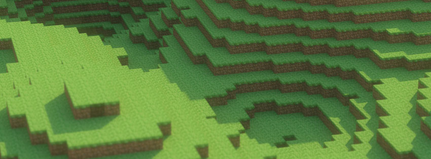 Minecraft Scenery Facebook Cover