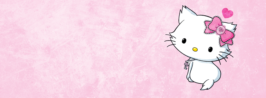 Pink Hello Kitty FB Timeline Cover