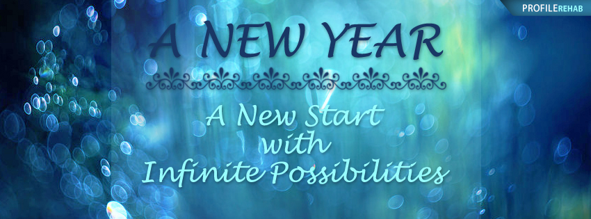 Unique New Years Quote Facebook Cover