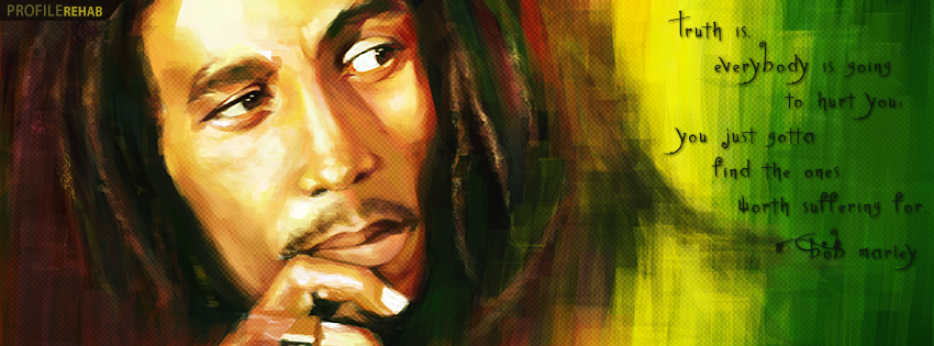Bob Marley Quote Facebook Cover