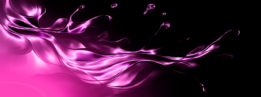 Purple Swirly Facebook Timeline Cover