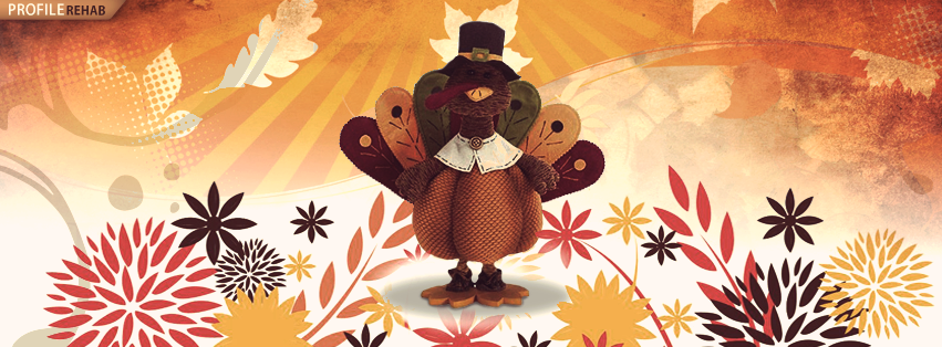 Thanksgiving Cover with Turkey - Thanksgiving Turkey Images - Cute Thanksgiving Pictures