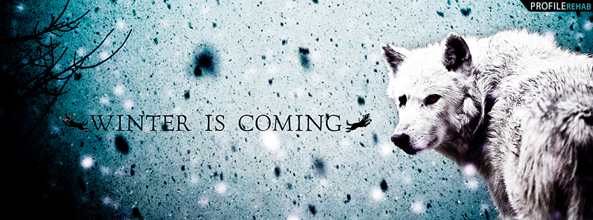 Game of Thrones Winter is Coming Facebook Cover