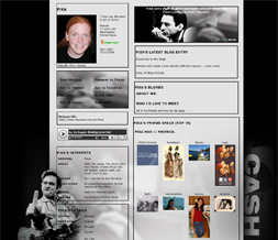 Johnny Cash Layout