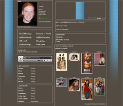 Blue & Brown Theme