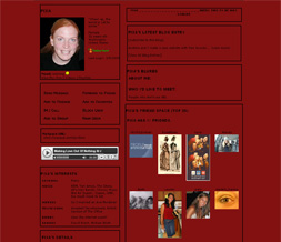 Plain Red & Black Layout