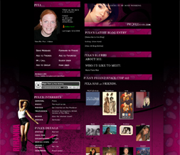 Rihanna Myspace Layout