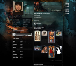 Stalker Myspace Layout