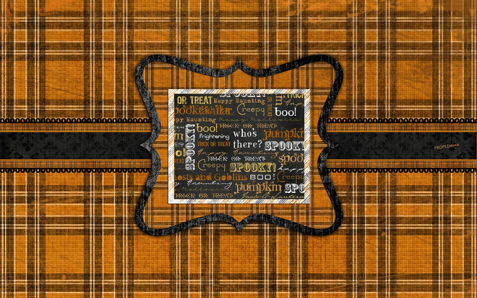 Orange Halloween Wallpaper