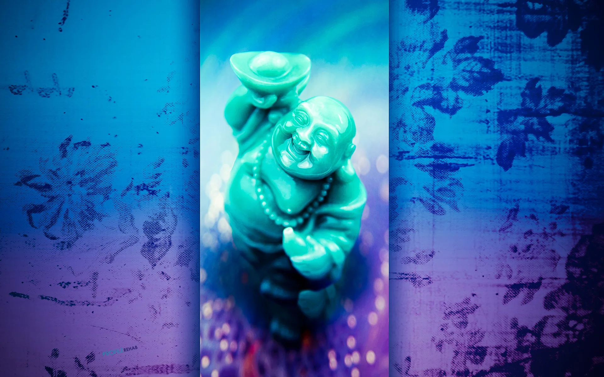 Happy Buddha Wallpaper