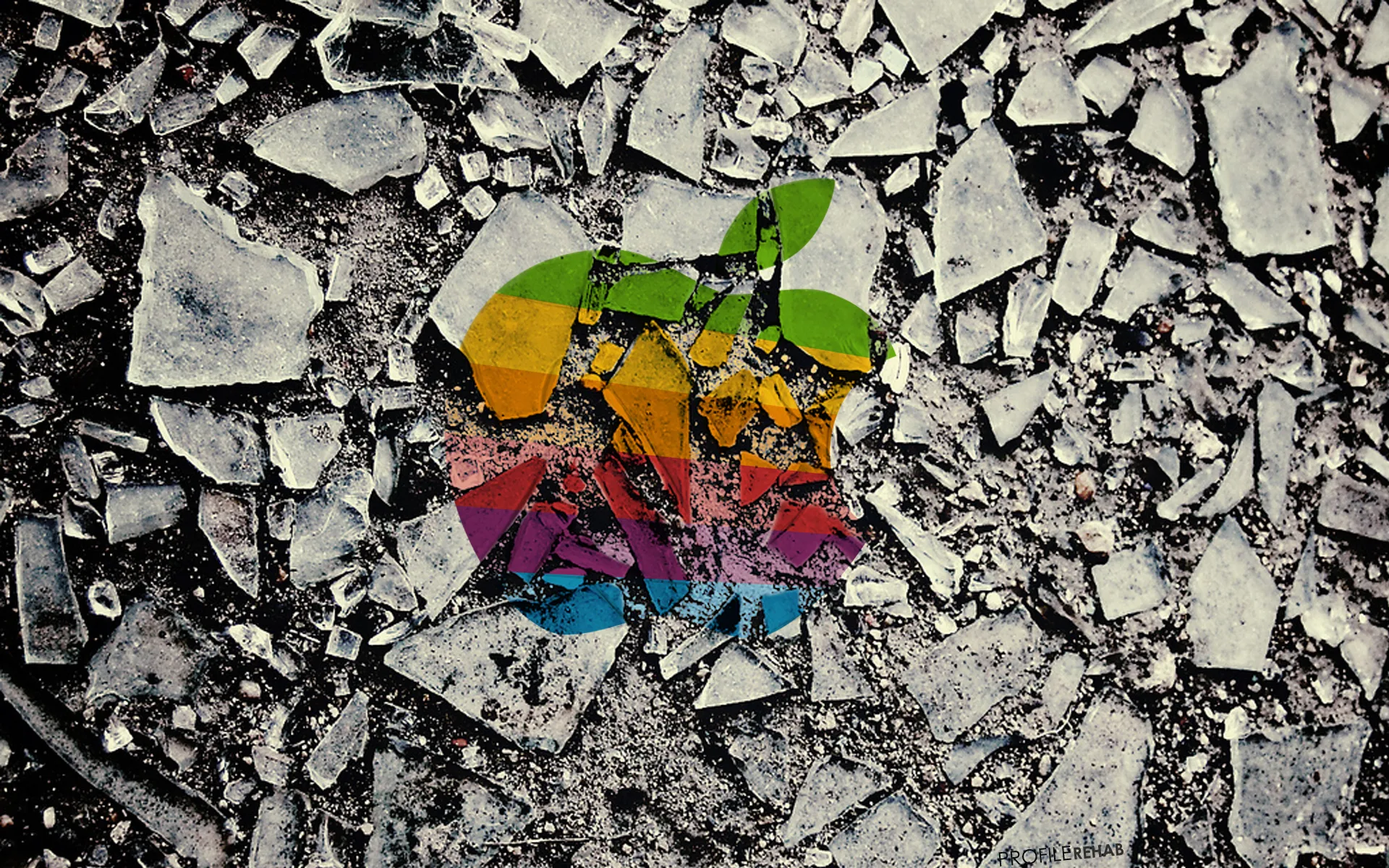 Apple Logos Wallpaper