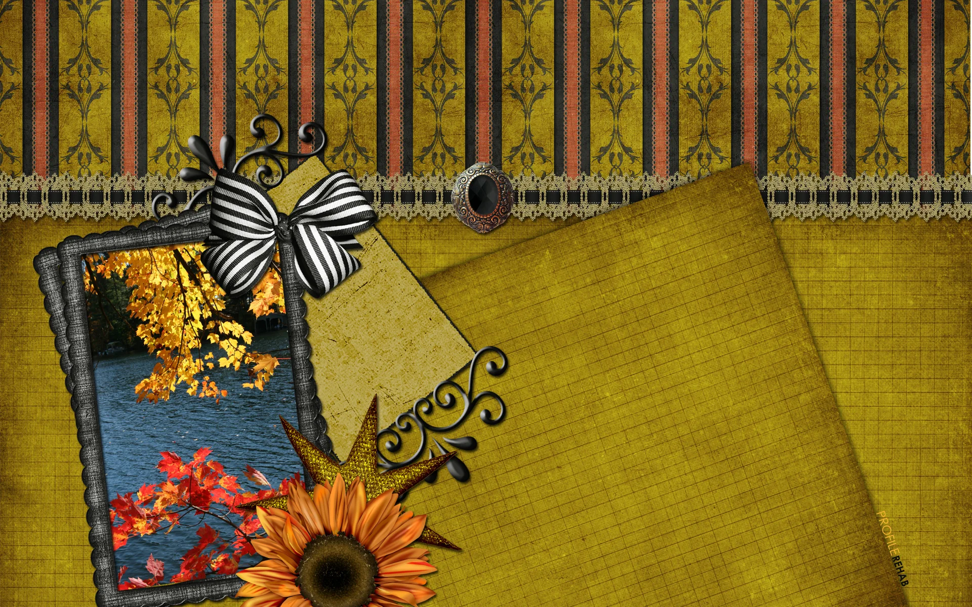 Fall Vintage Wallpaper