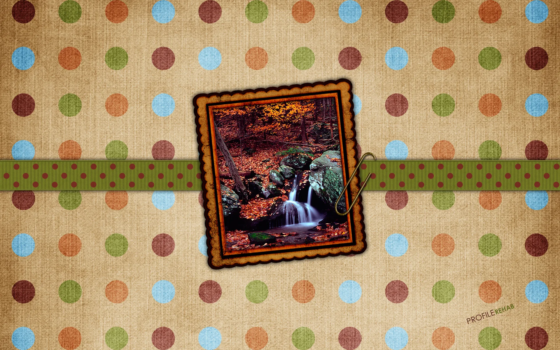 Autumn Polkadots Wallpaper