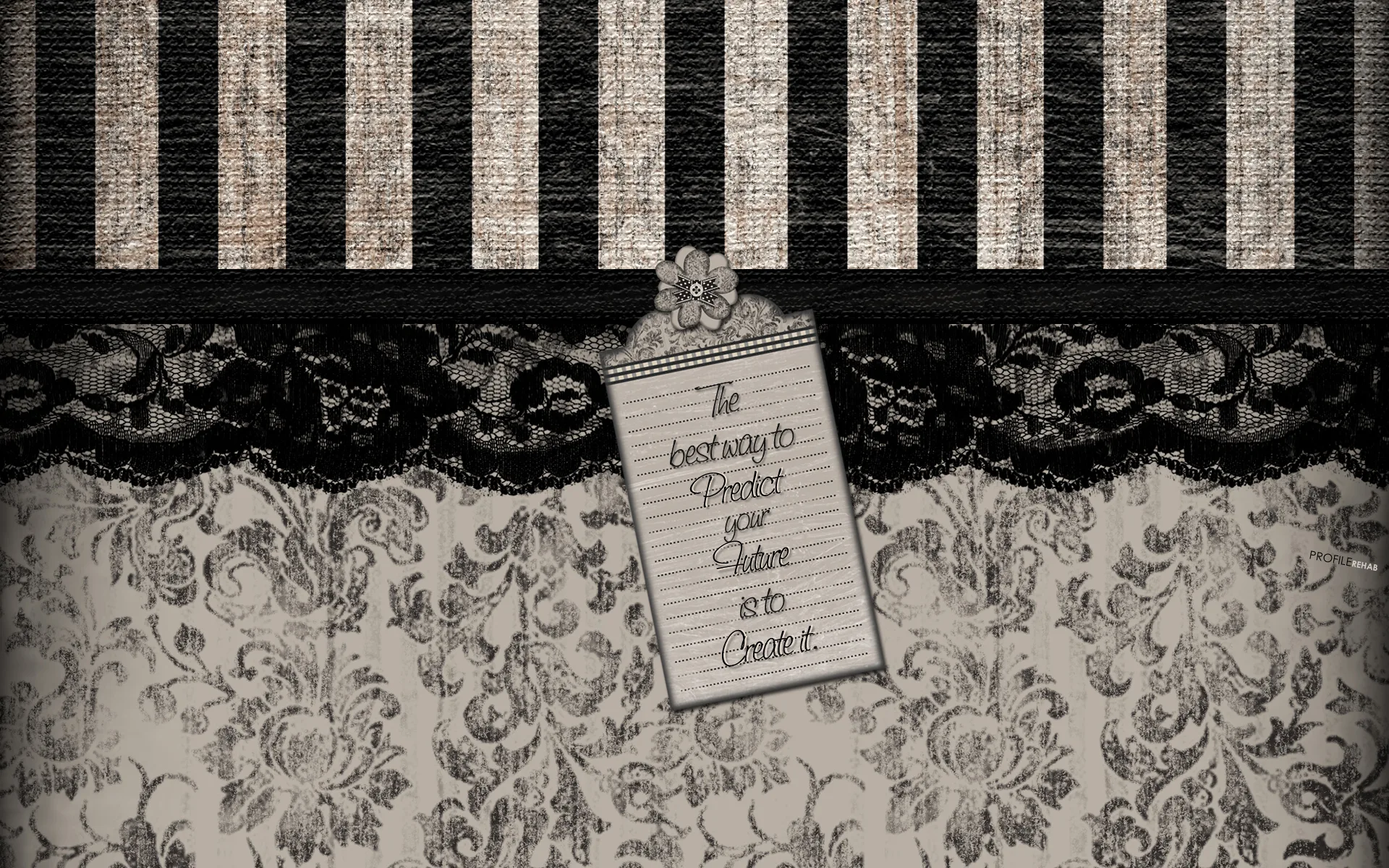 BNW Vintage Wallpaper