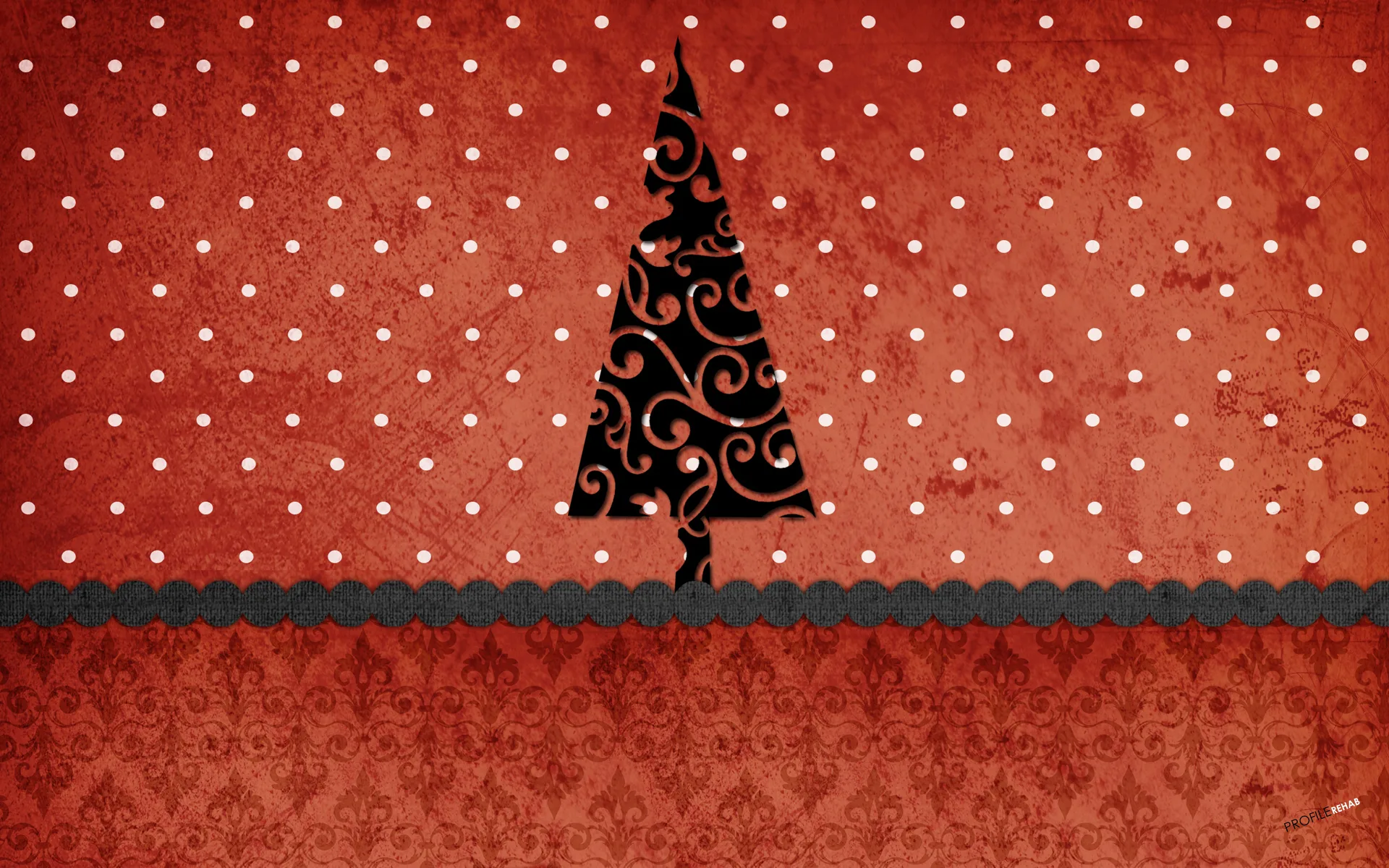 Red & Black Xmas Wallpaper