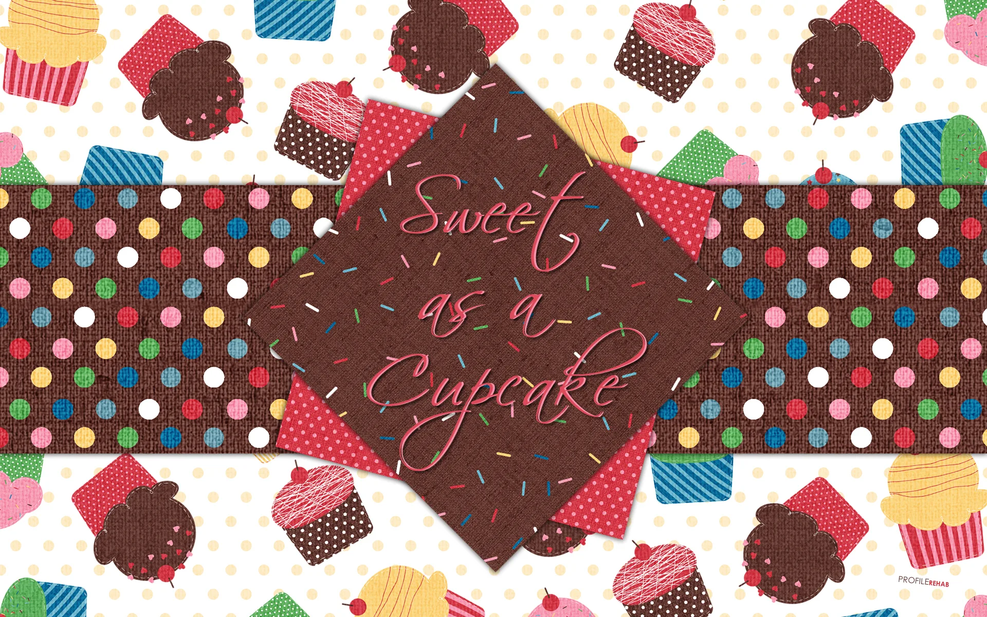 Cute Cupcake Wallpaper