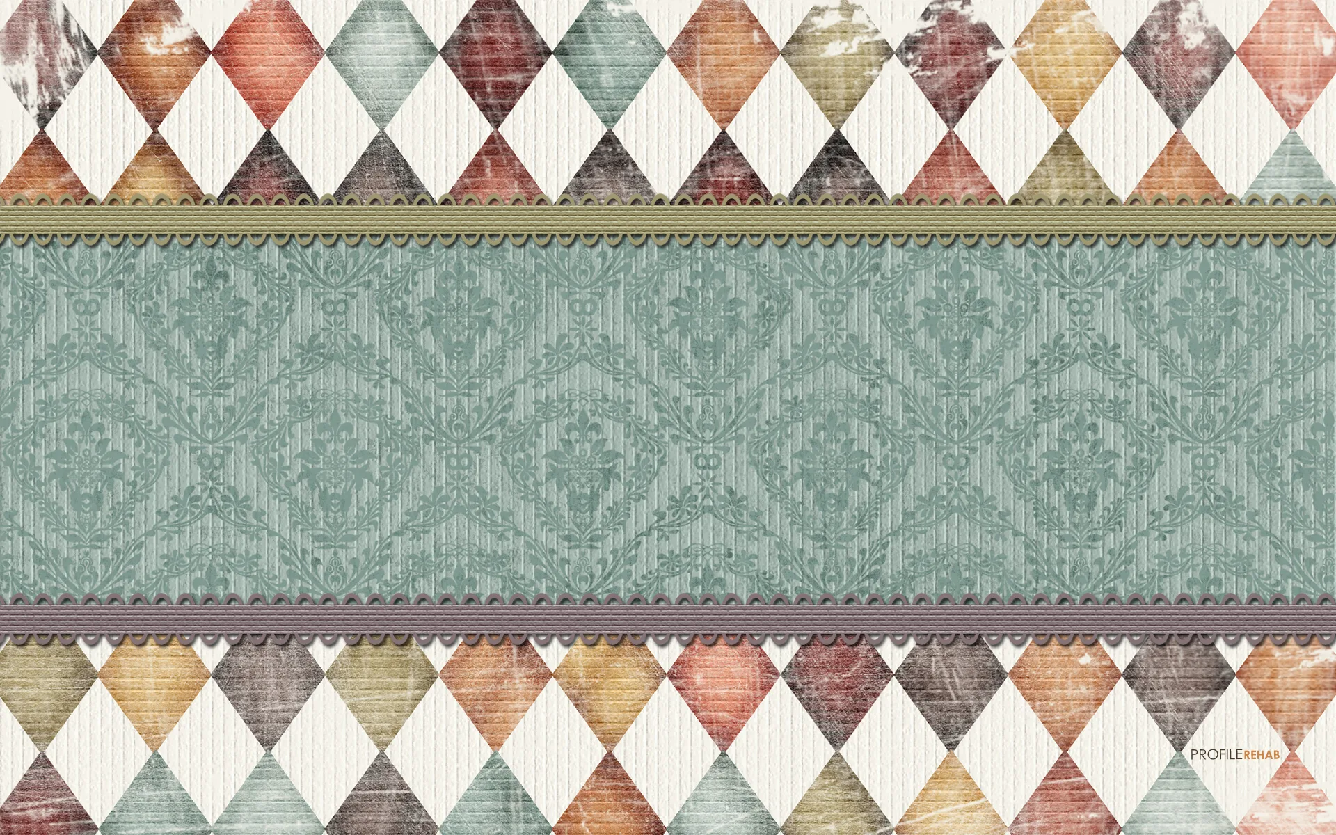 Multicolor Diamond Wallpaper