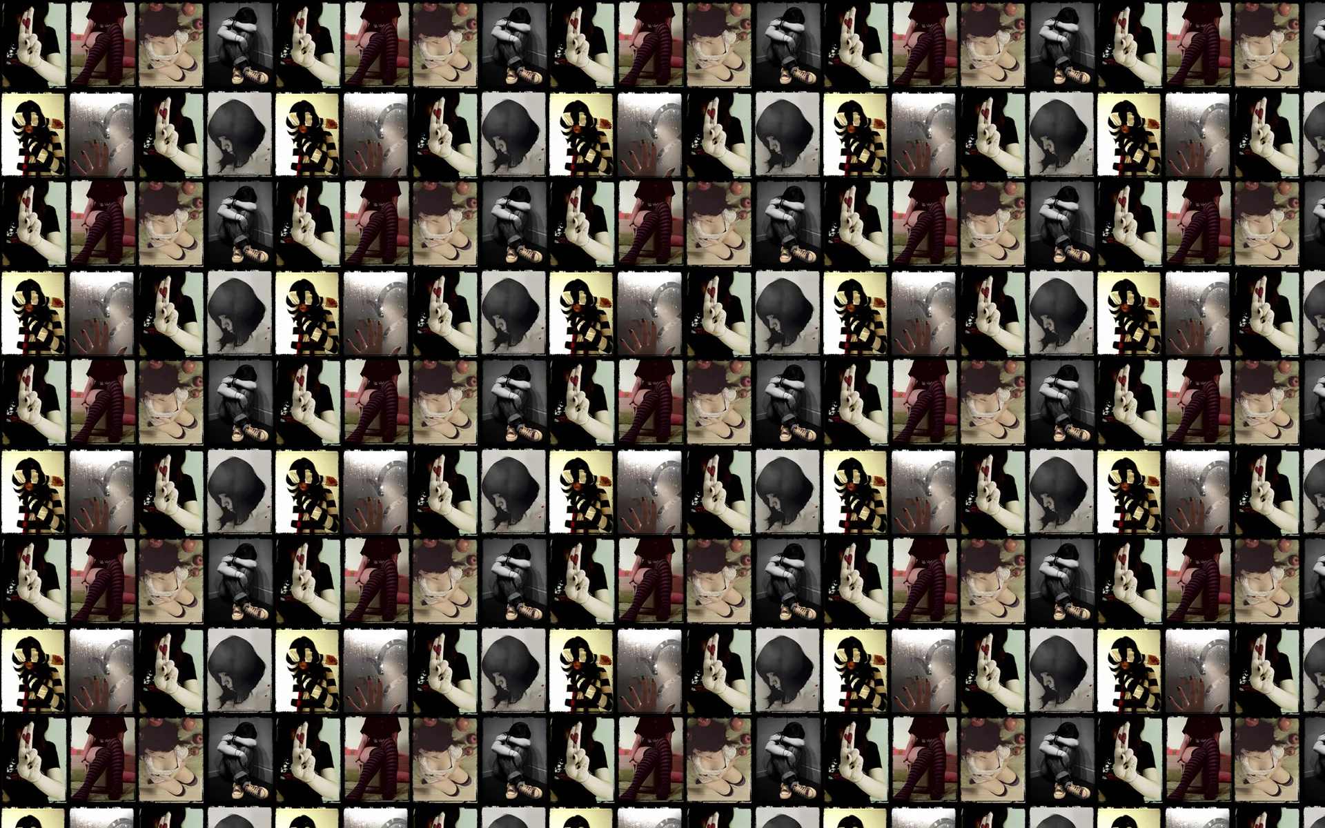 Emo Collage Wallpaper