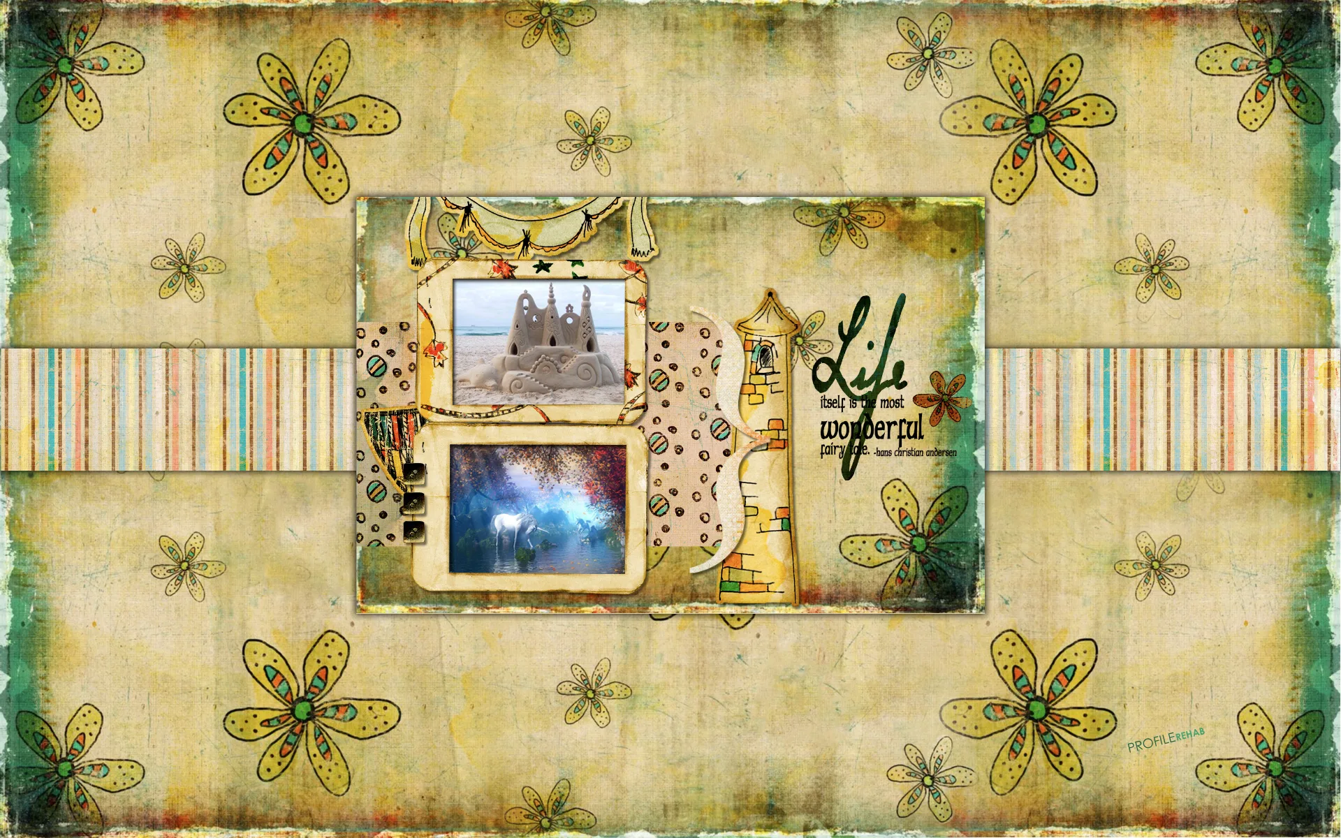 Fairytale Quote Wallpaper