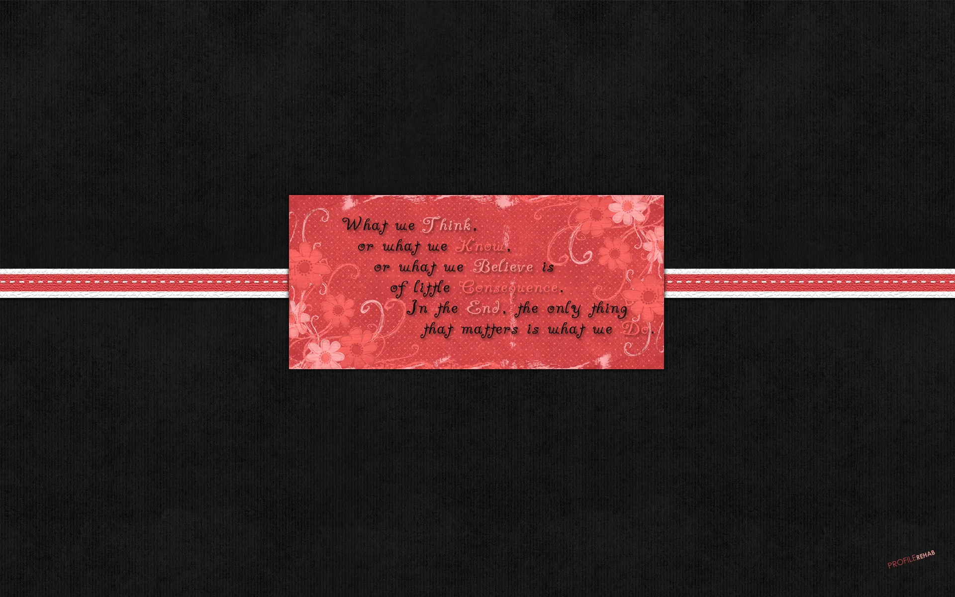 Flower Quote Wallpaper