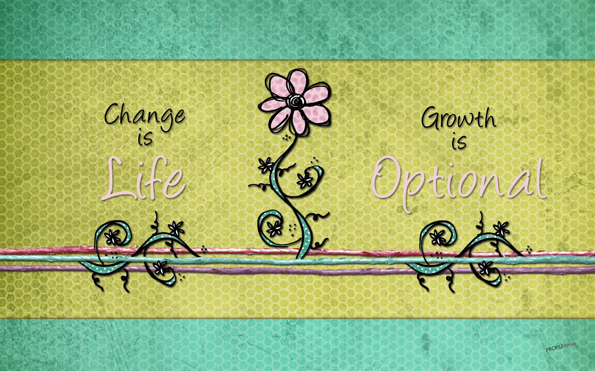 Flower Quote Wallpaper