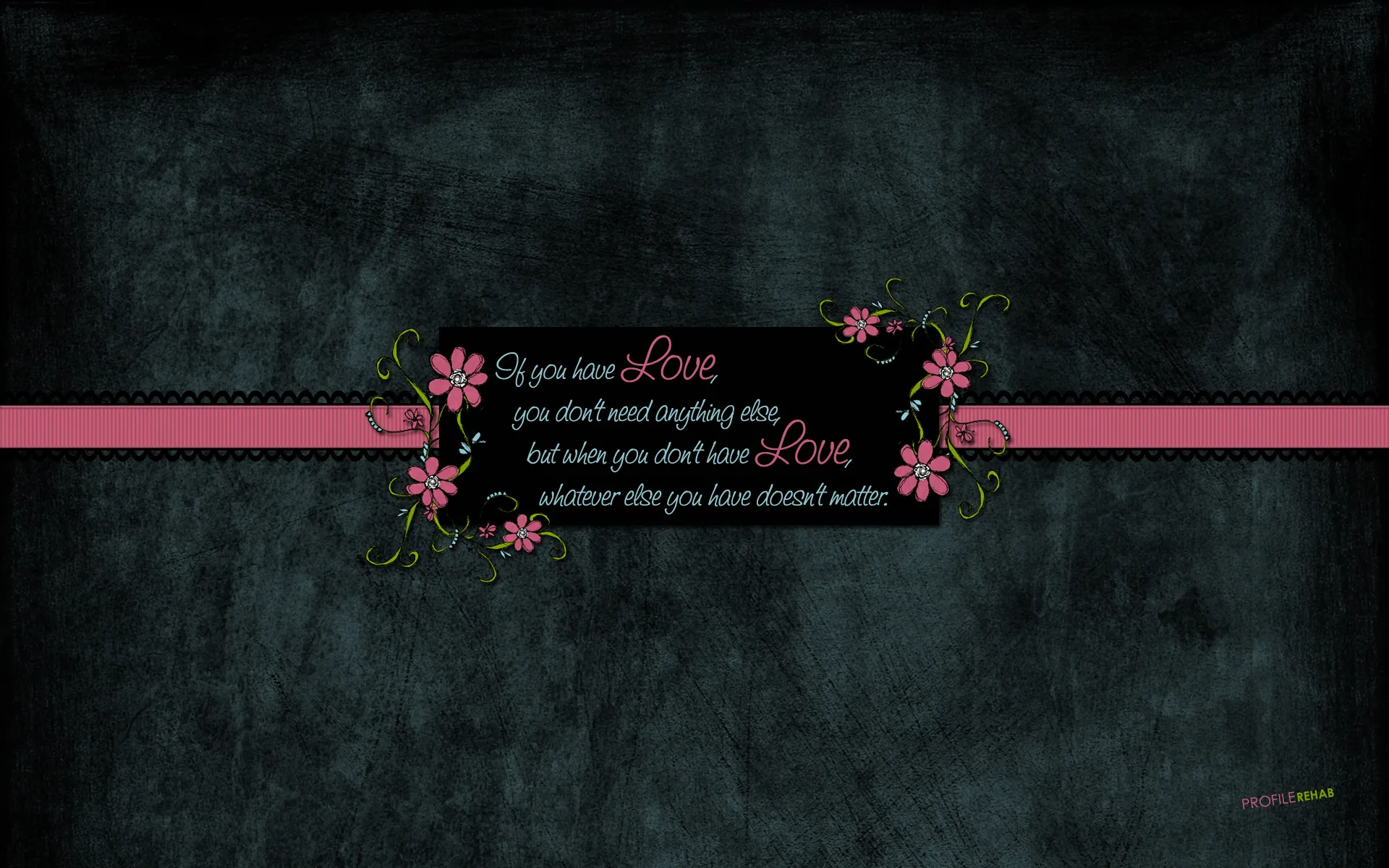 Flower Quote Wallpaper