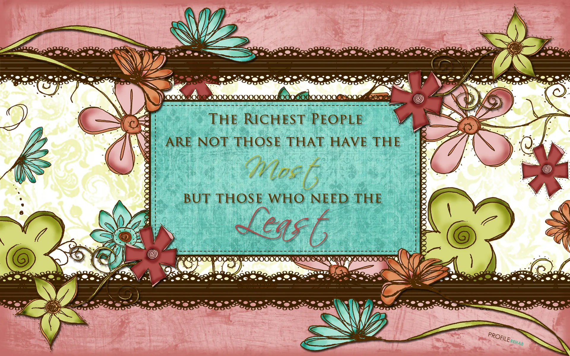 Flower Quote Wallpaper