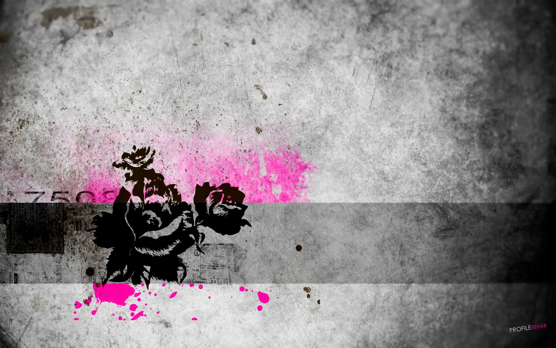 Grunge Rose Wallpaper