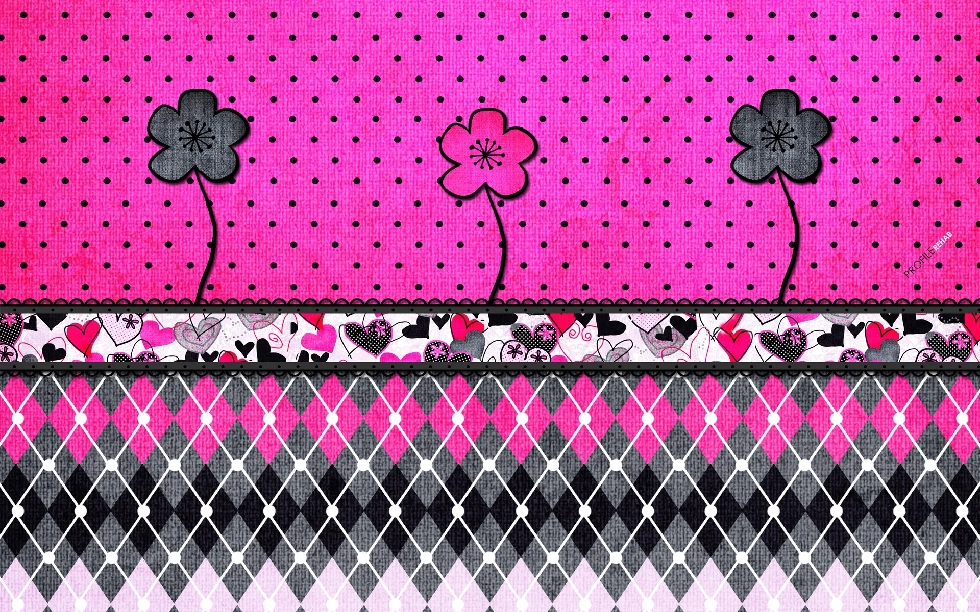 Black & Pink Wallpaper