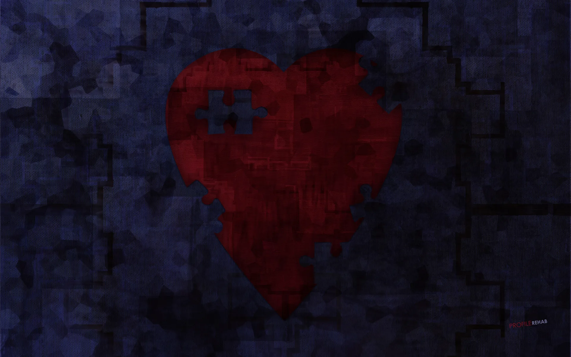 Puzzled Heart Wallpaper