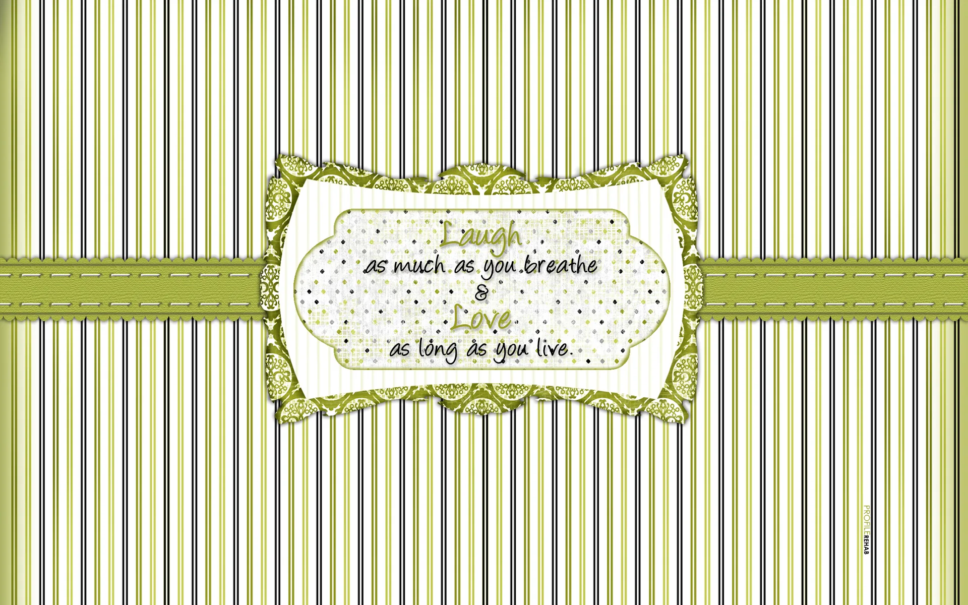 Lime Green Quote Wallpaper