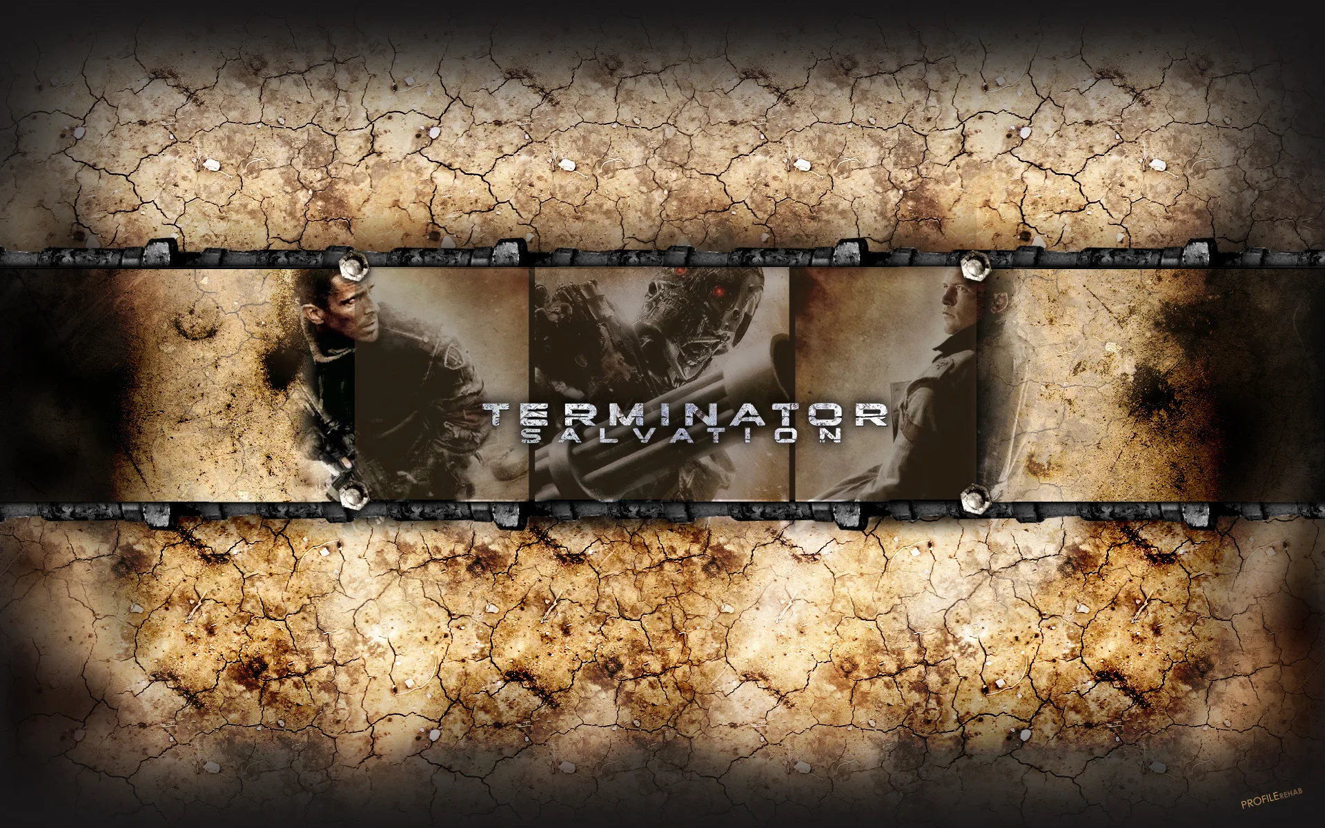 Cool Terminator Wallpaper - New Terminator Salvation Movie Wallpaper Preview