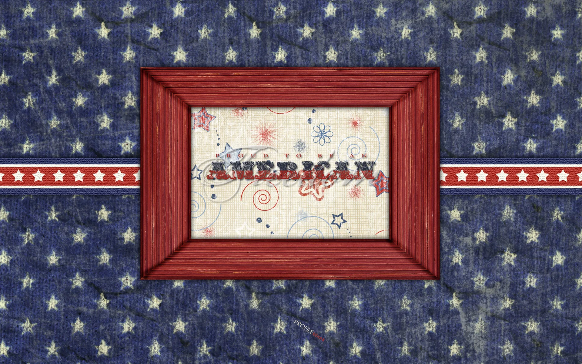 Patriotic Stars Wallpaper