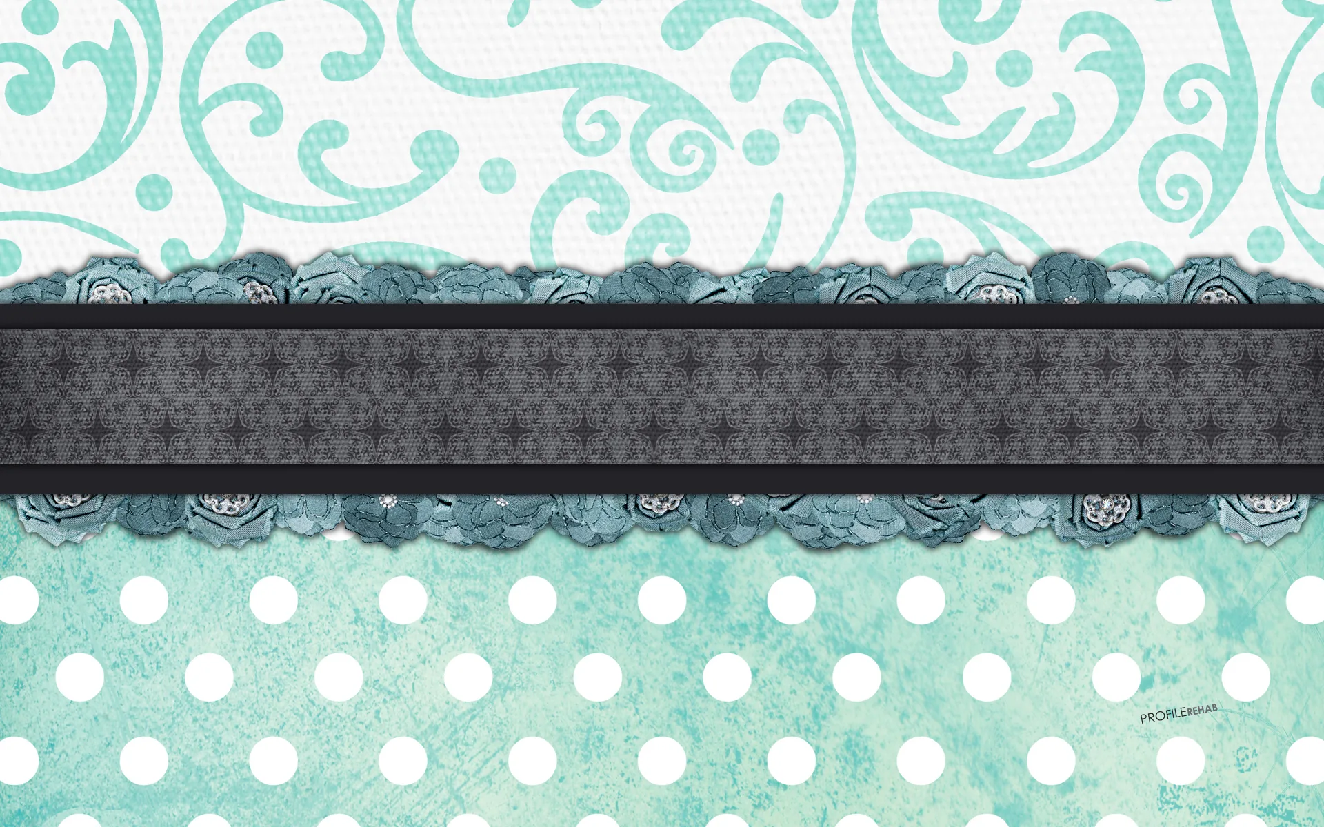 Vintage Polkadot Wallpaper