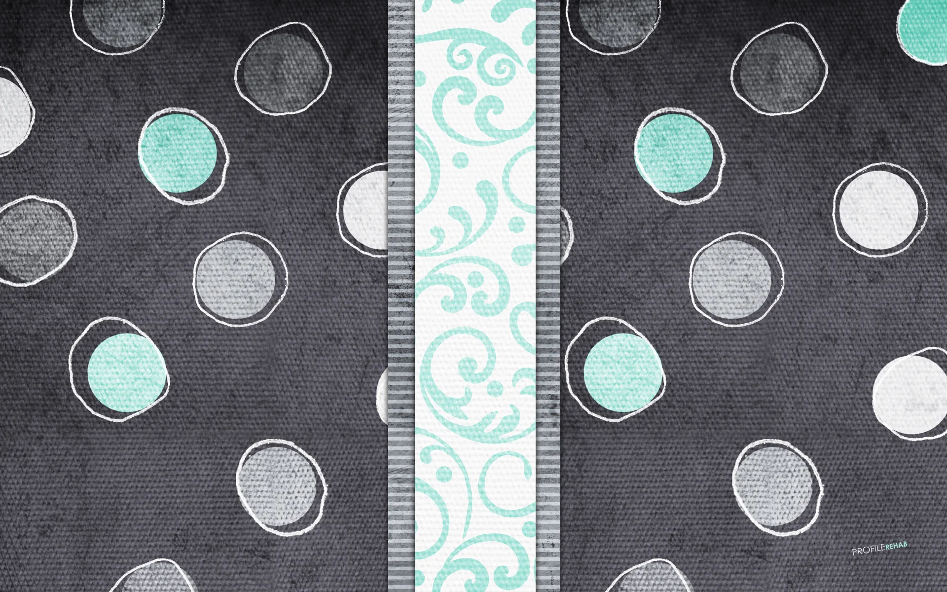 Blue Polkadot Wallpaper