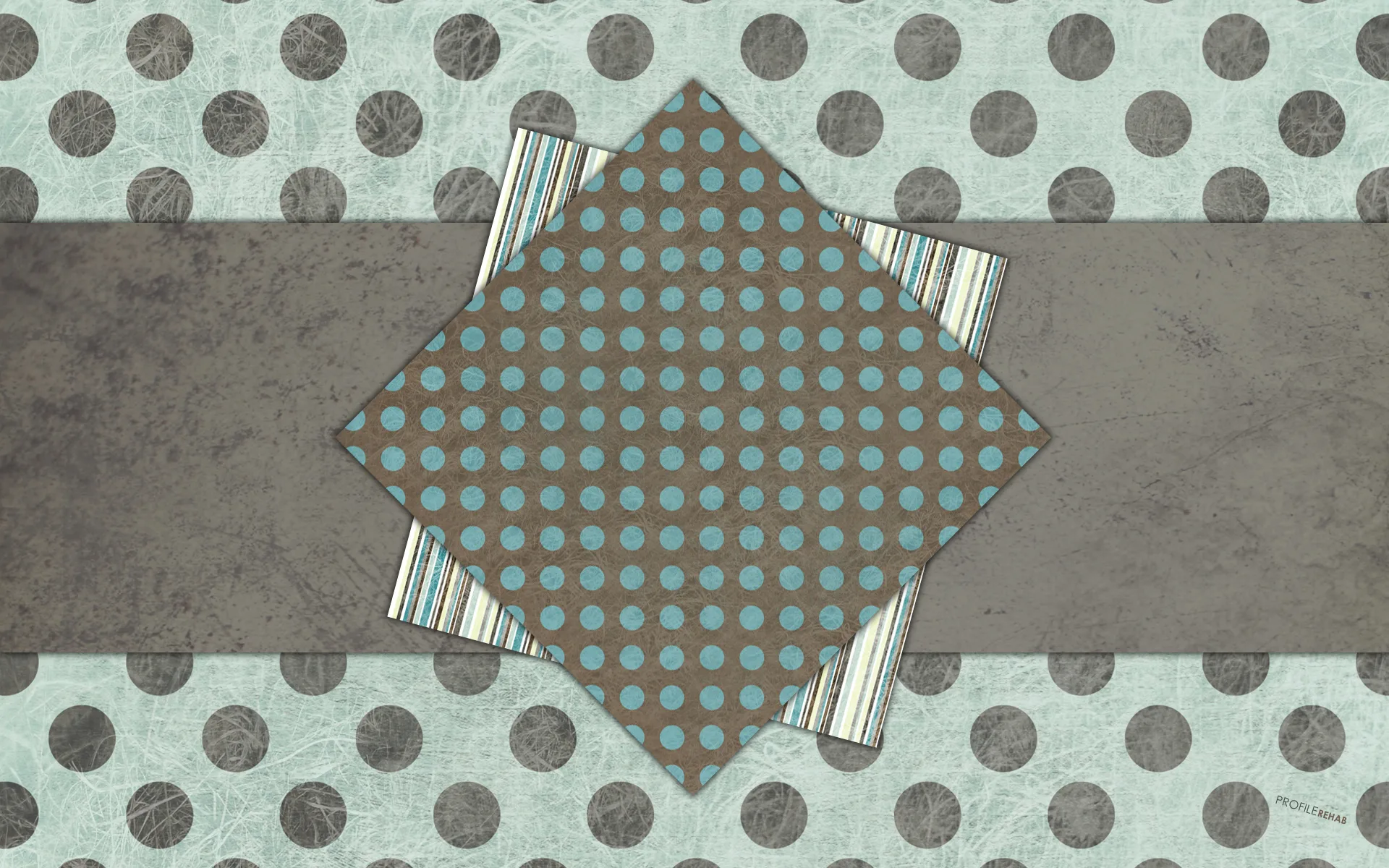 Blue & Gray Polkadot Wallpaper - Pretty Polkadotted Wallpaper Download