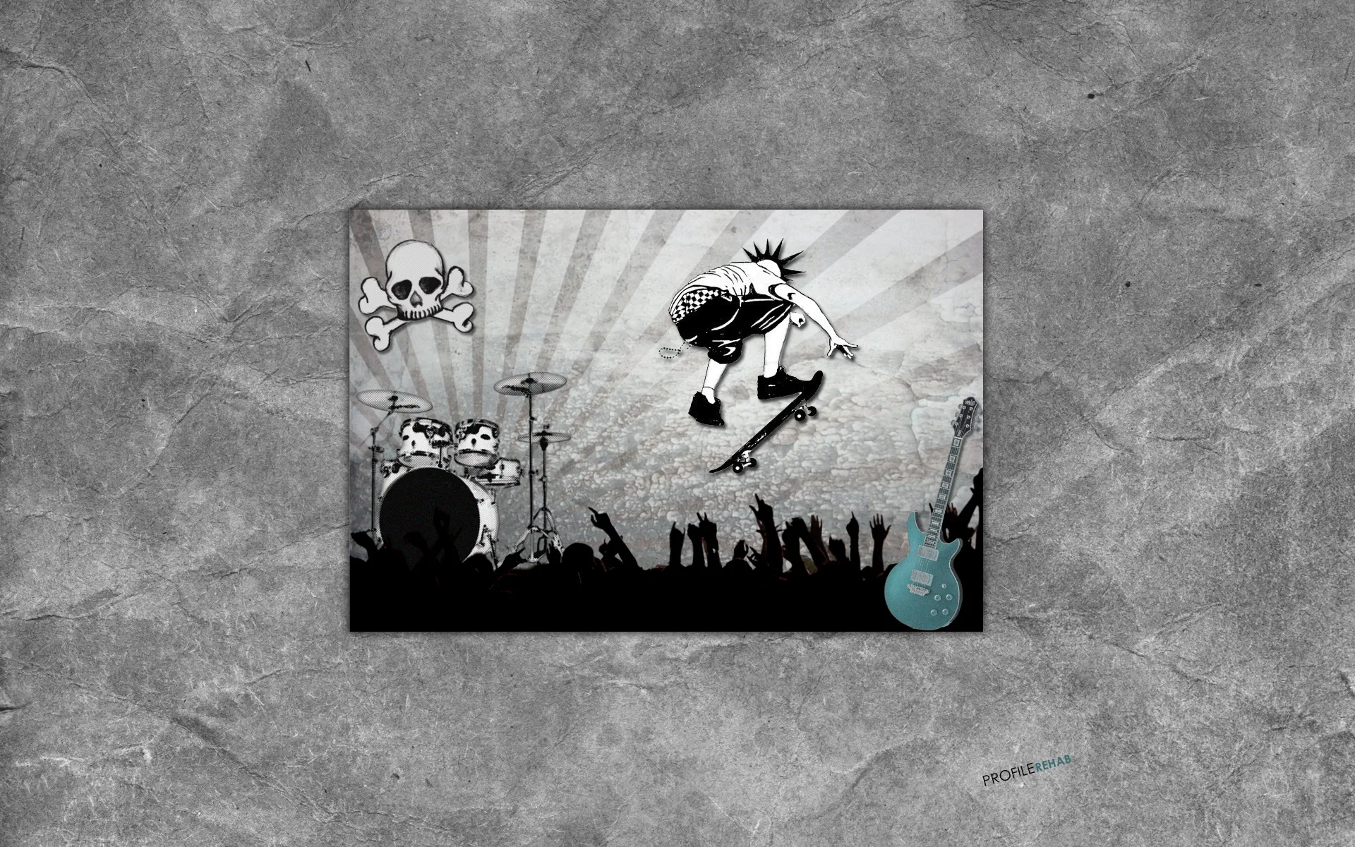 Skull Punk Wallpaper