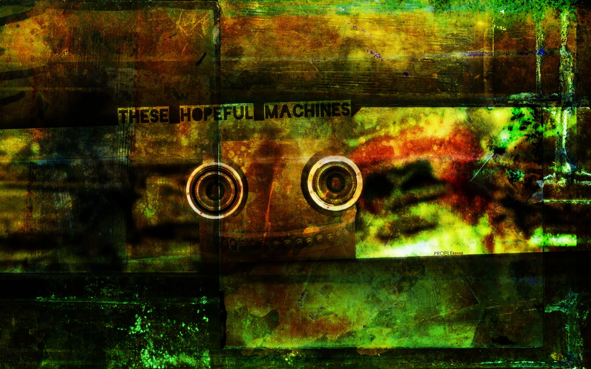 These Hopeful Machines Wallpaper - Grunge Industrial Wallpaper