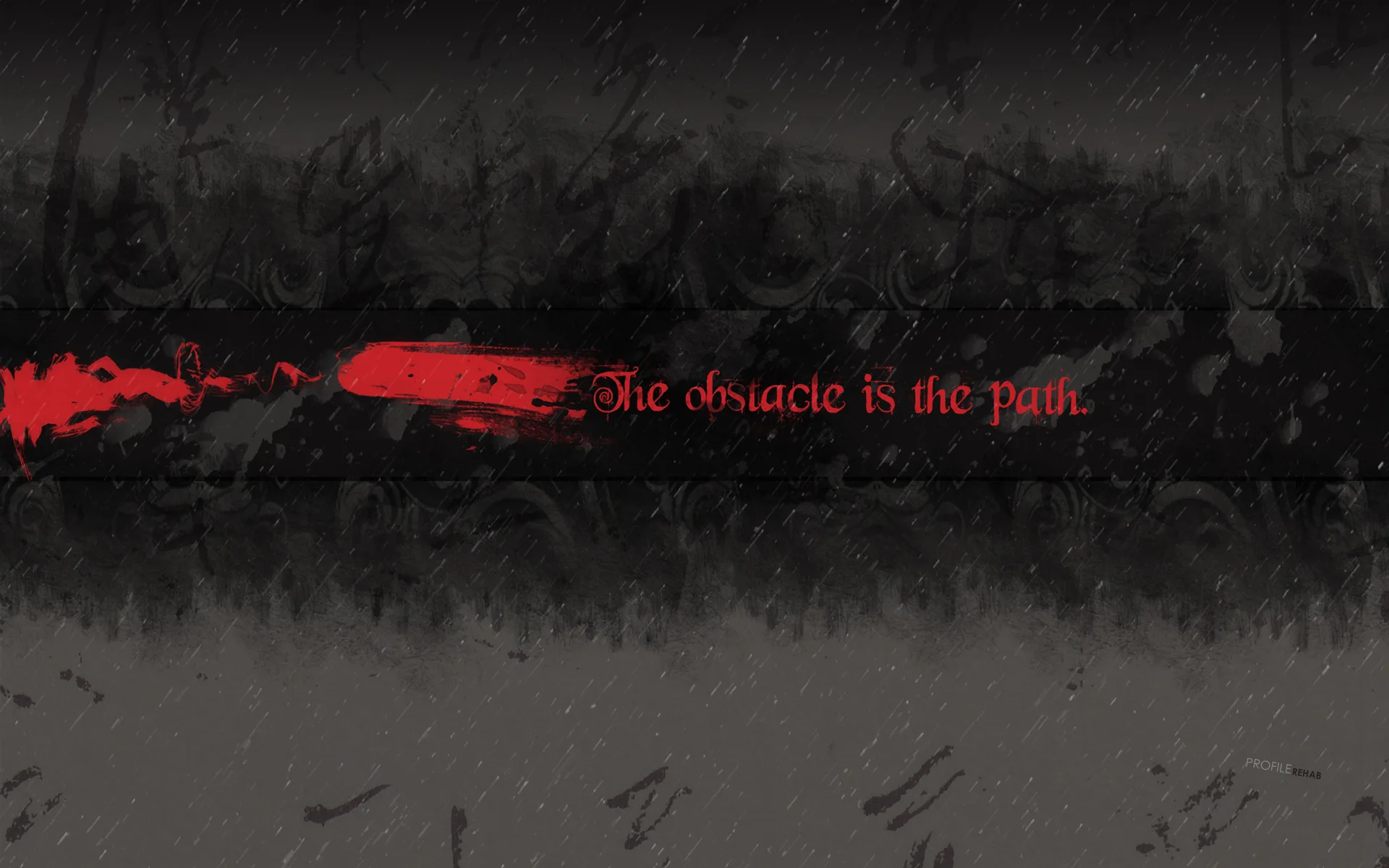 Grunge Zen Quote Wallpaper - Cool Zen Proverb Wallpaper with Grunge