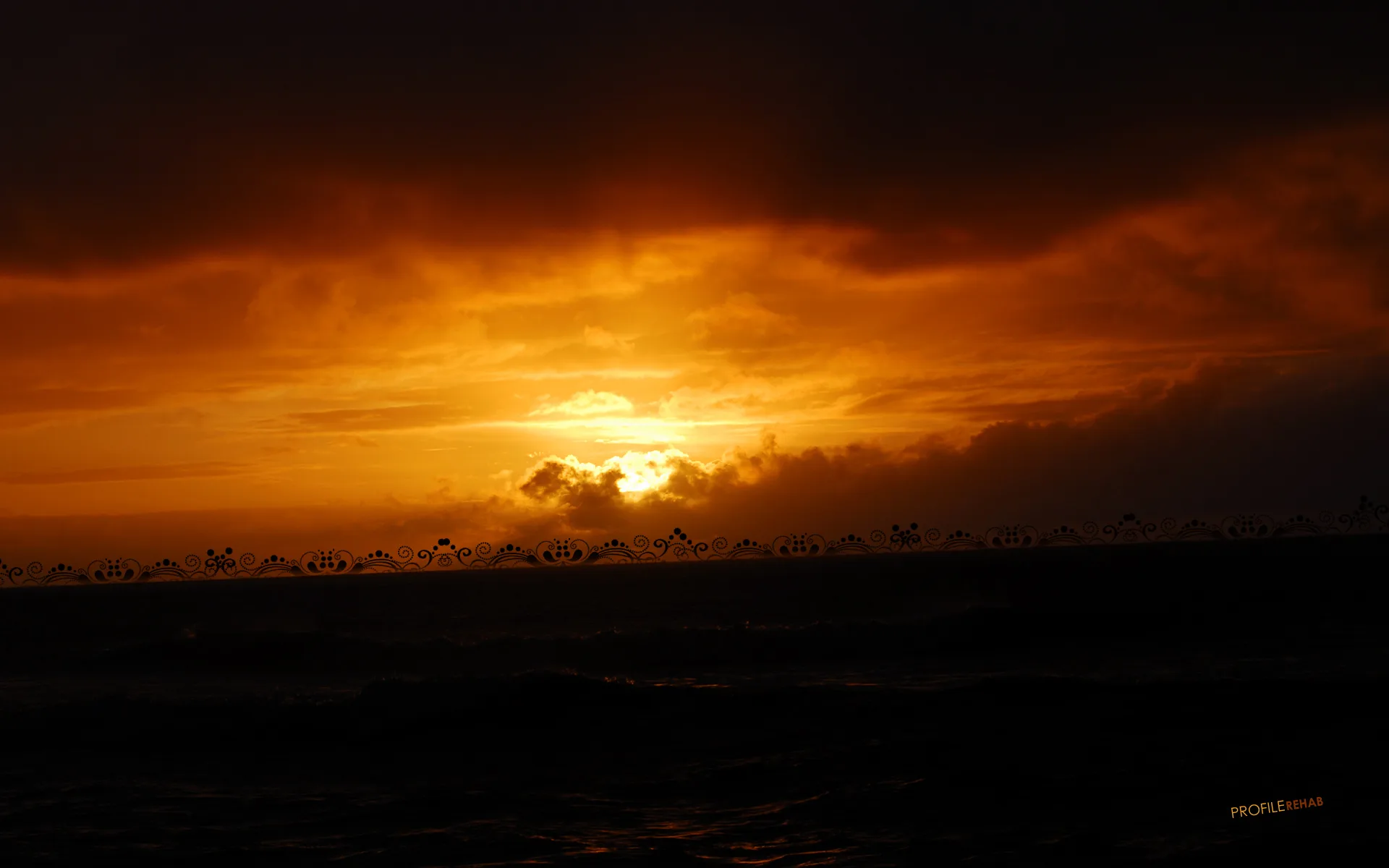 Dark Sunset Wallpaper