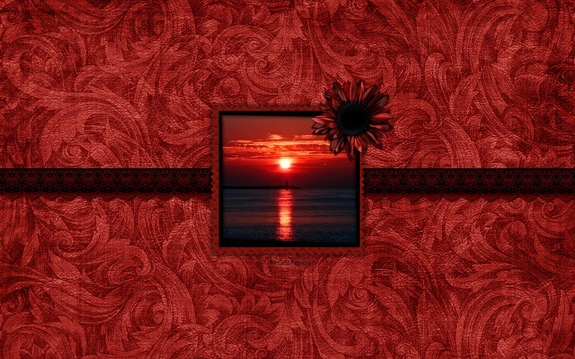 Red Sunset Wallpaper