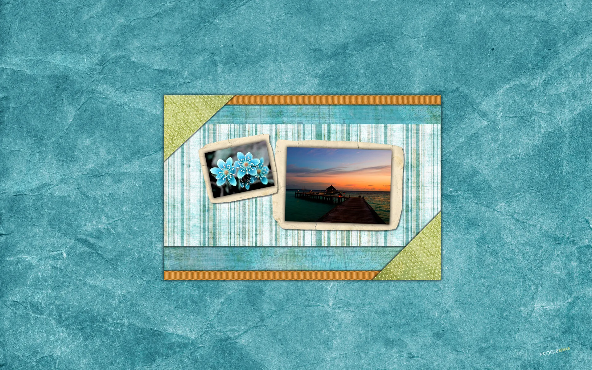 Blue Scenic Wallpaper