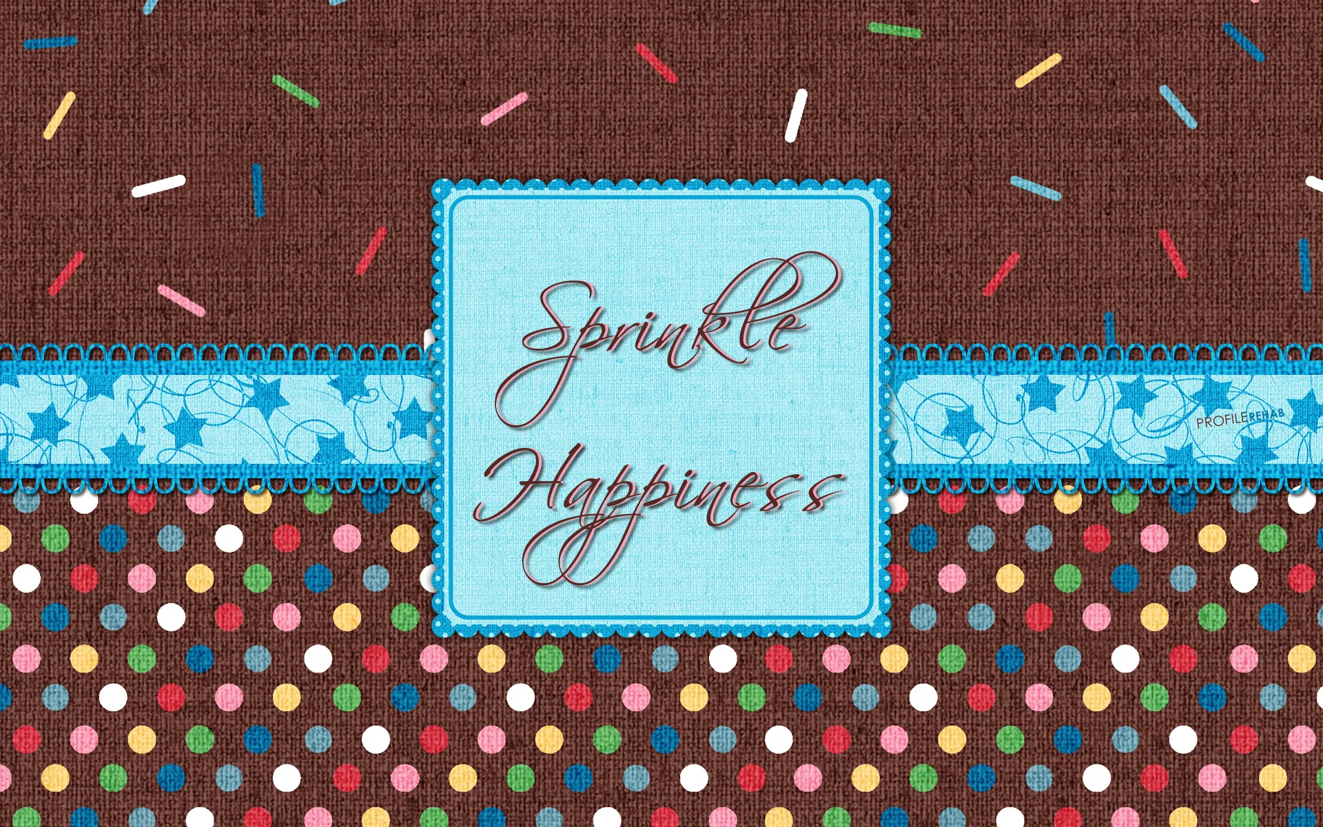Sprinkle Happiness Wallpaper