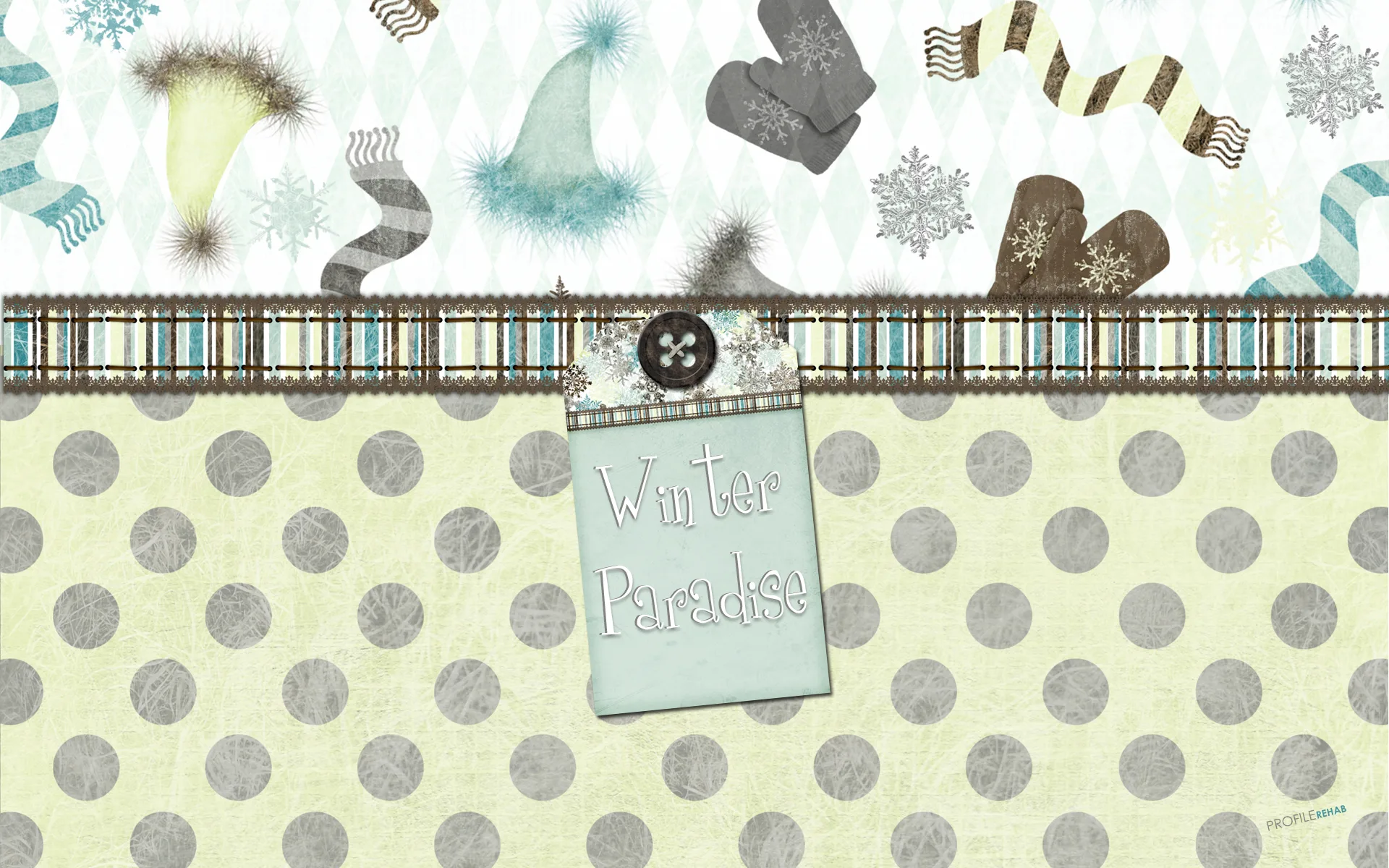 Winter Paradise Wallpaper