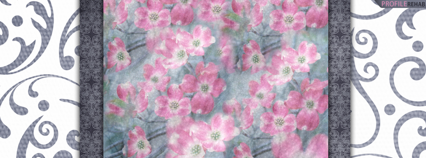 Pink Dogwood Flowers Cover for Facebook Timeline