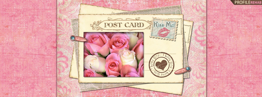 Pretty Pink Roses Cover for Timeline - Pictures of Valentines Day