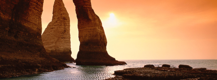 Beautiful France Ocean Facebook Cover
