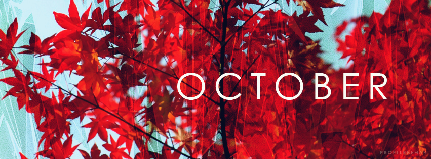 Red against Blue Autumn Leaves October - Red against Blue Autumn Leaves October Images -
 October Event Day 22